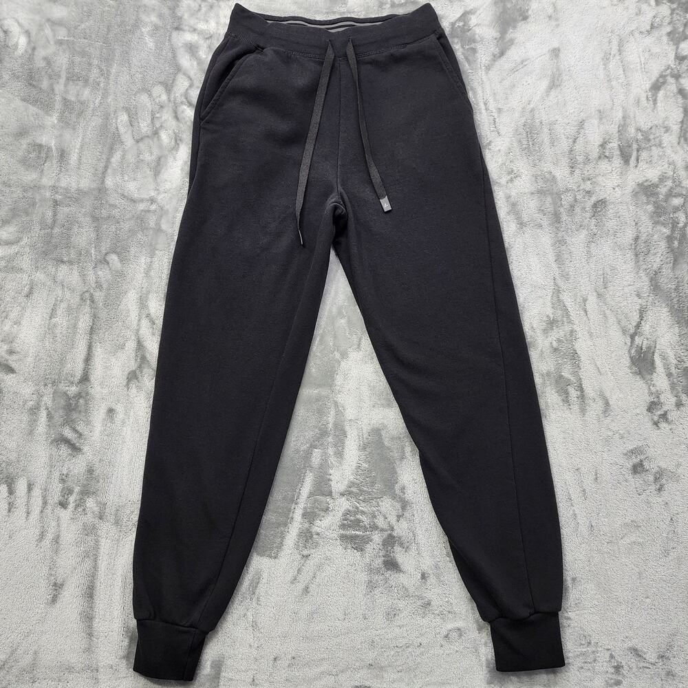 BSN SPORTS Pants‎ Mens S Black Cotton Rich Fleece Joggers Athletic Cut Workout